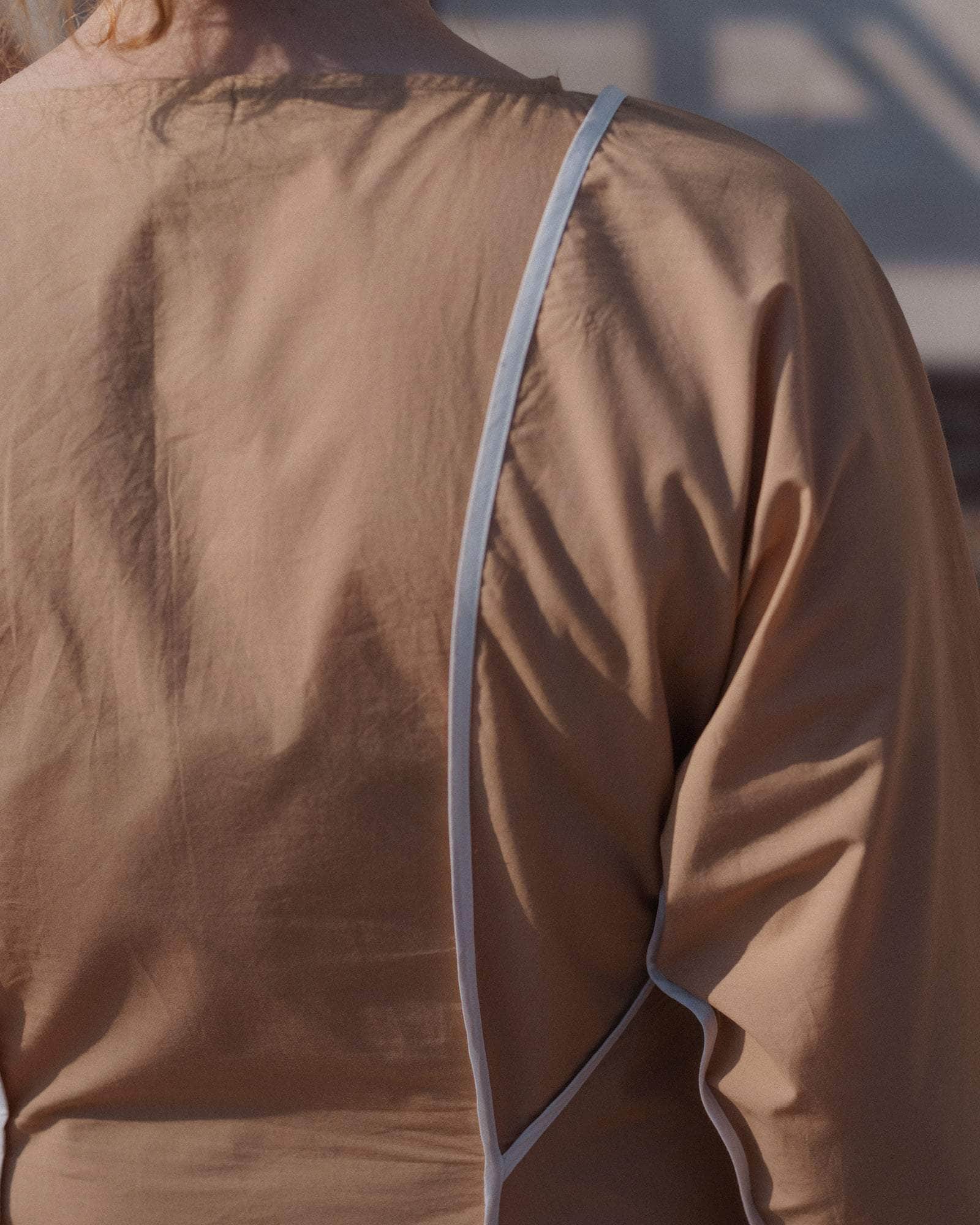 BASERANGE WOVEN NIKA DRESS