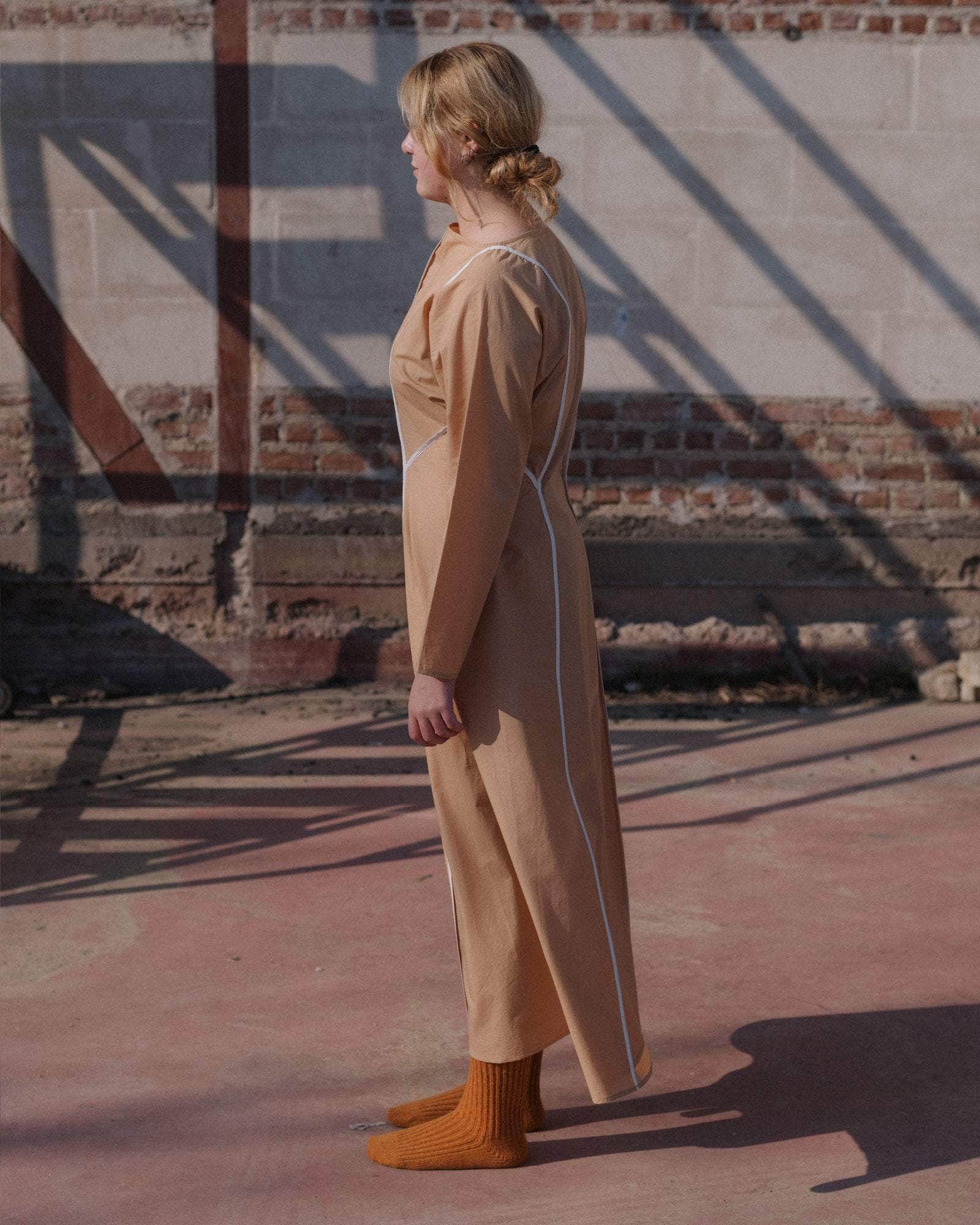 BASERANGE WOVEN NIKA DRESS