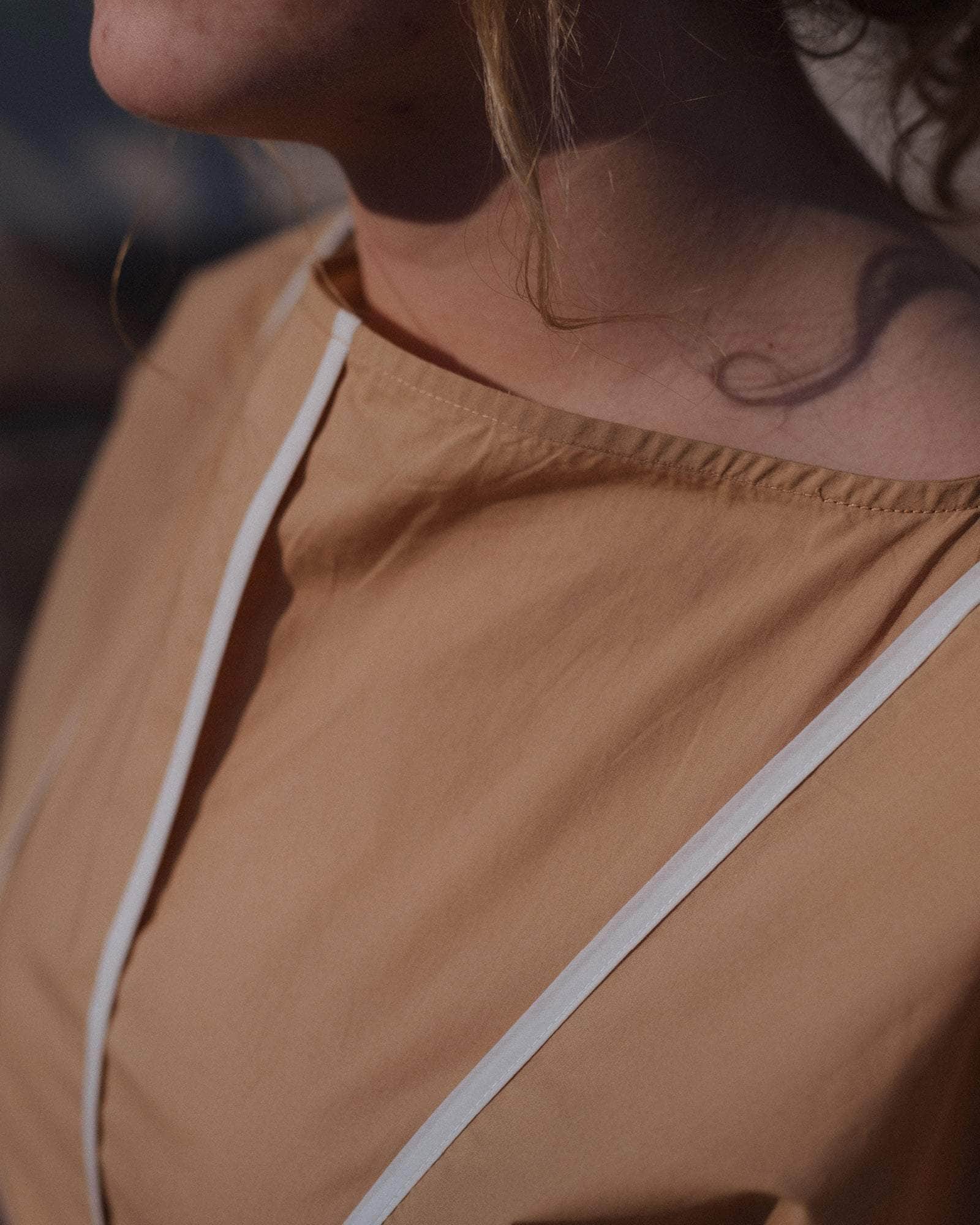 BASERANGE WOVEN NIKA DRESS