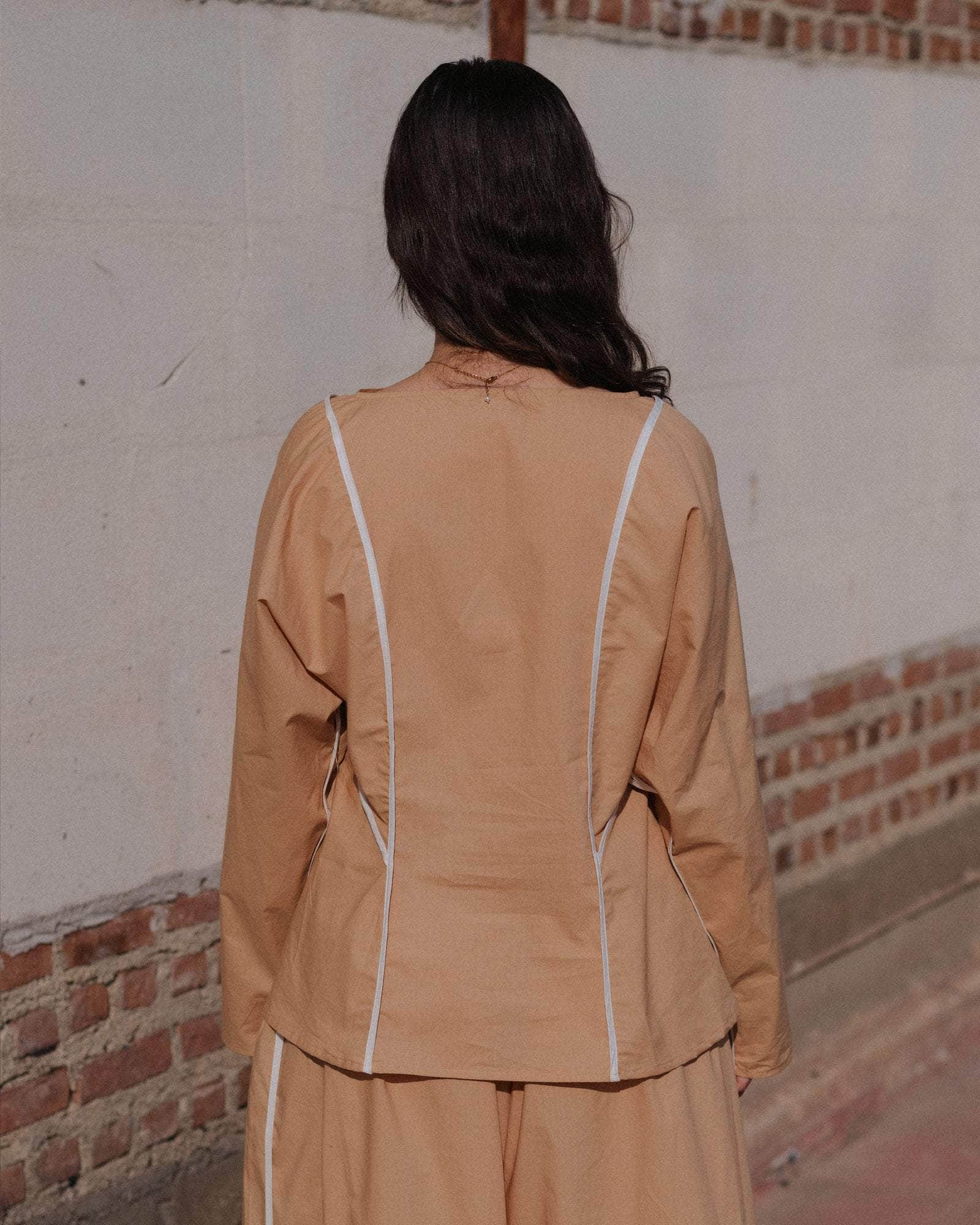 BASERANGE WOVEN NIKA TOP