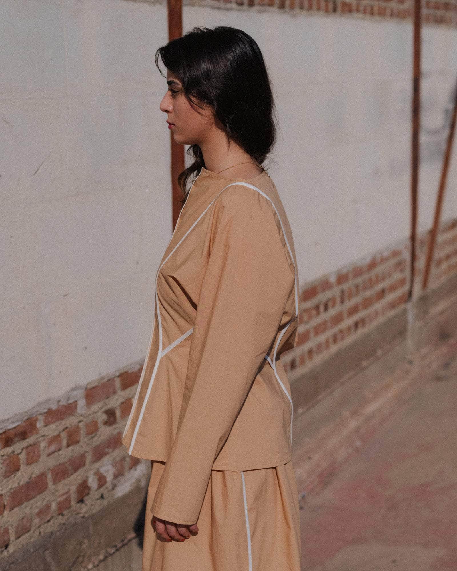 BASERANGE WOVEN NIKA TOP