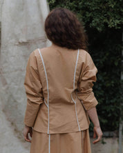 BASERANGE WOVEN NIKA TOP