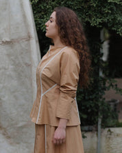 BASERANGE WOVEN NIKA TOP