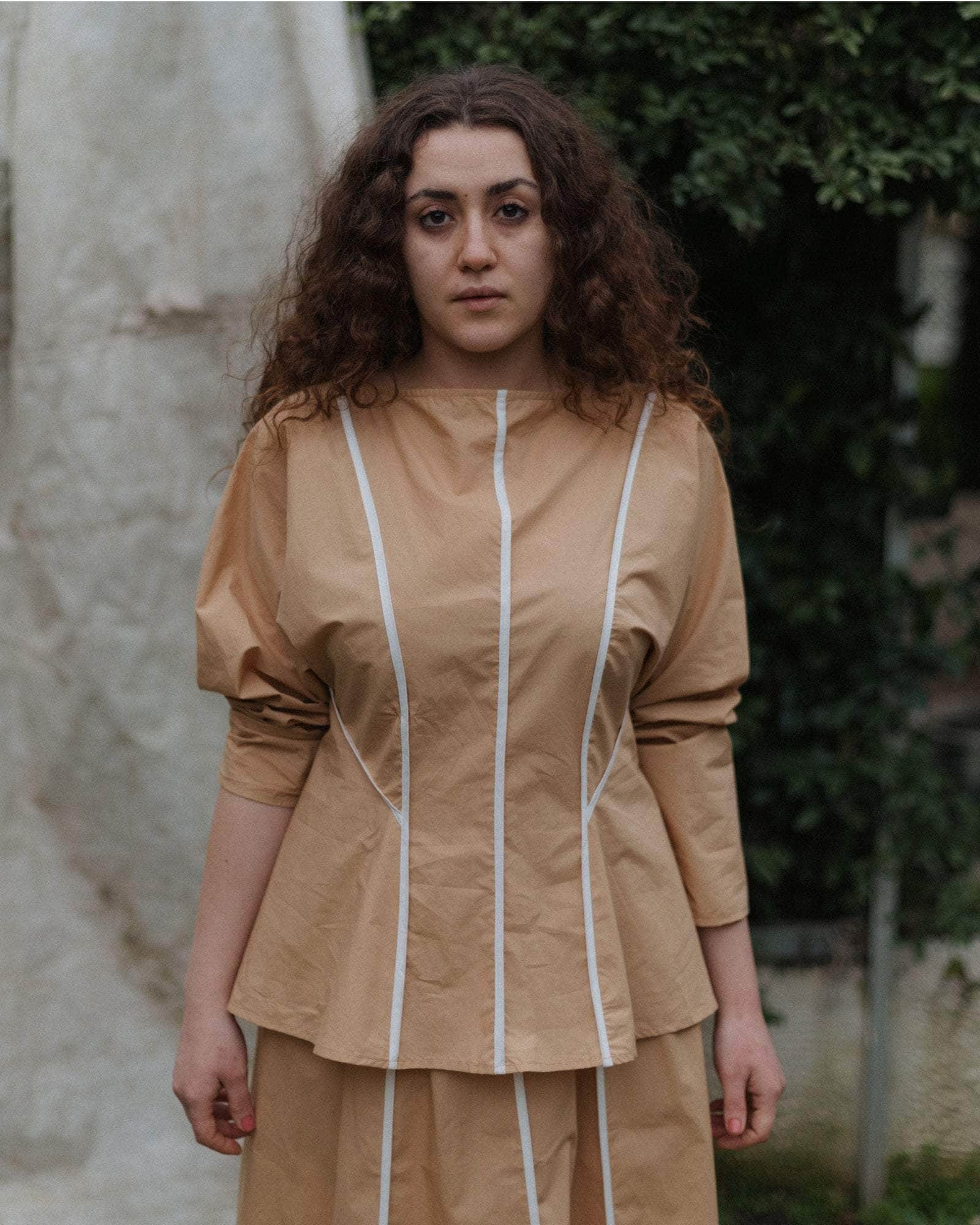 BASERANGE WOVEN NIKA TOP