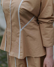 BASERANGE WOVEN NIKA TOP