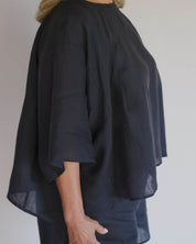 BASERANGE WOVEN ORI TOP