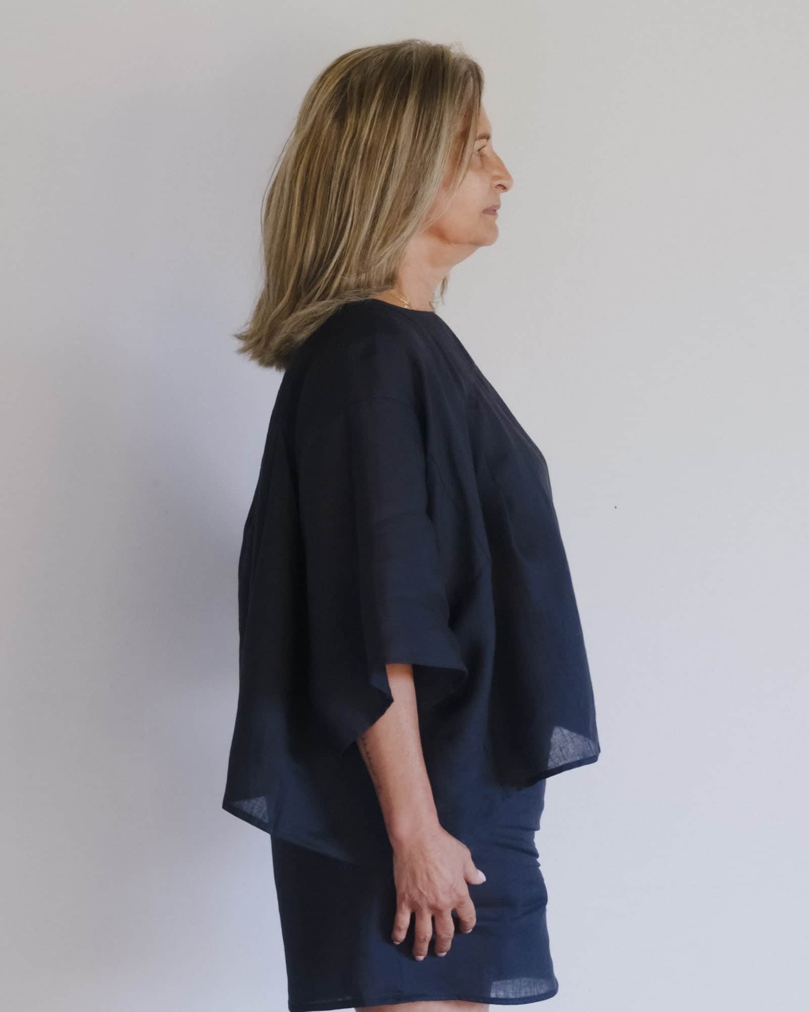 BASERANGE WOVEN ORI TOP