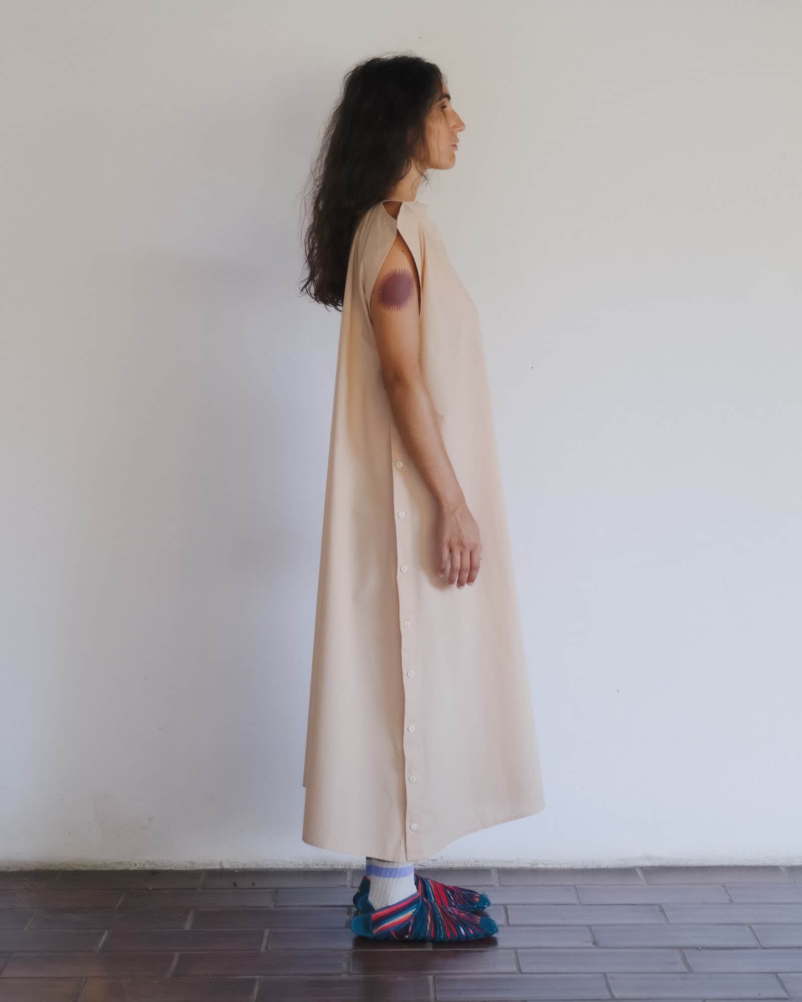 BASERANGE WOVEN PART DRESS