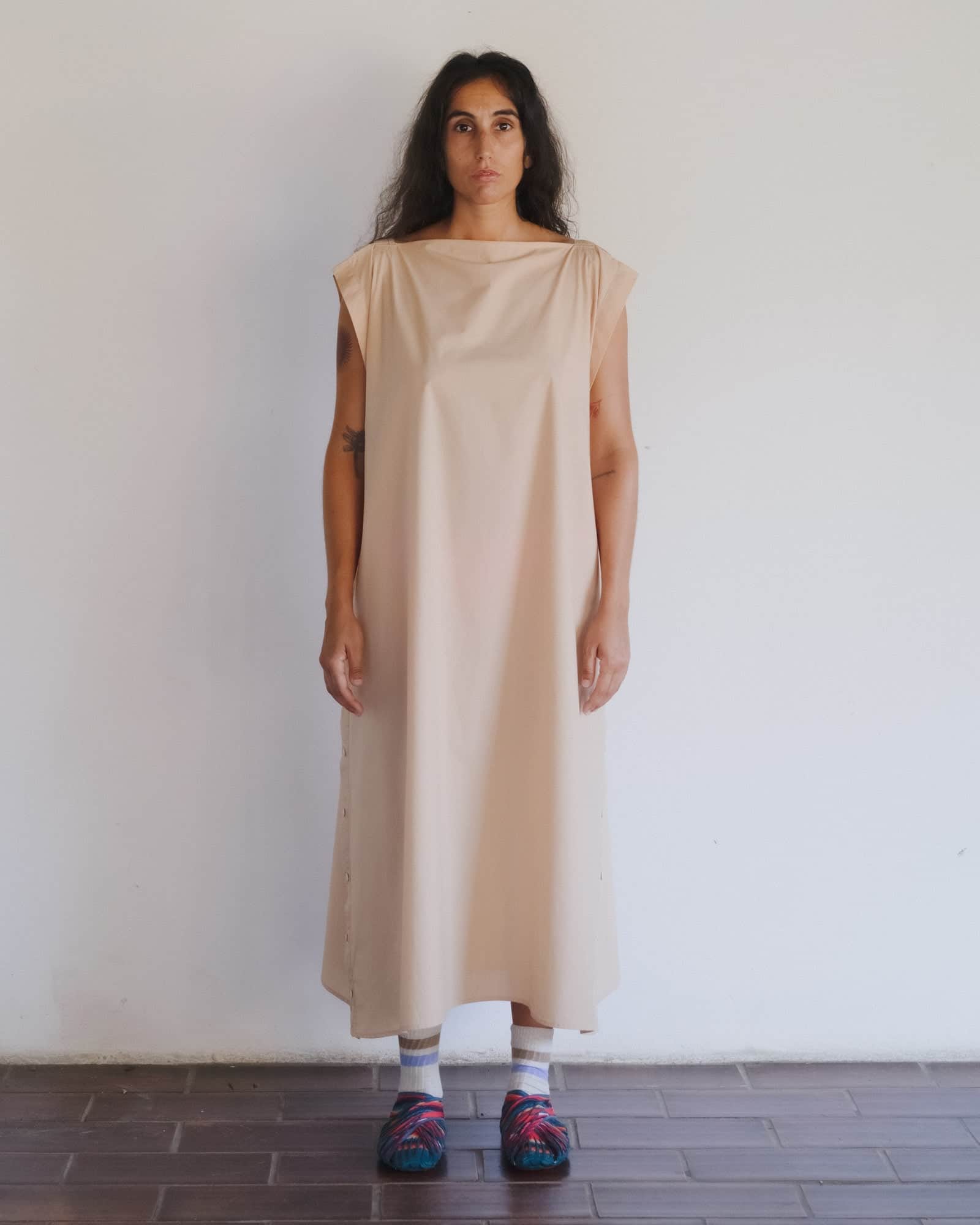BASERANGE WOVEN PART DRESS
