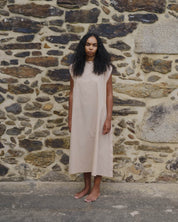 BASERANGE WOVEN PART DRESS