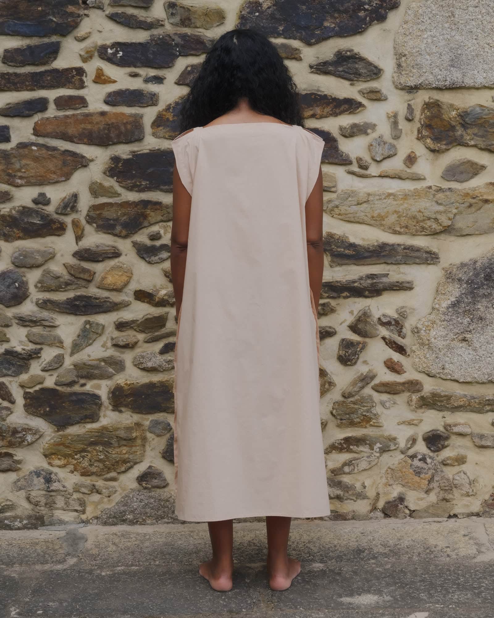 BASERANGE WOVEN PART DRESS