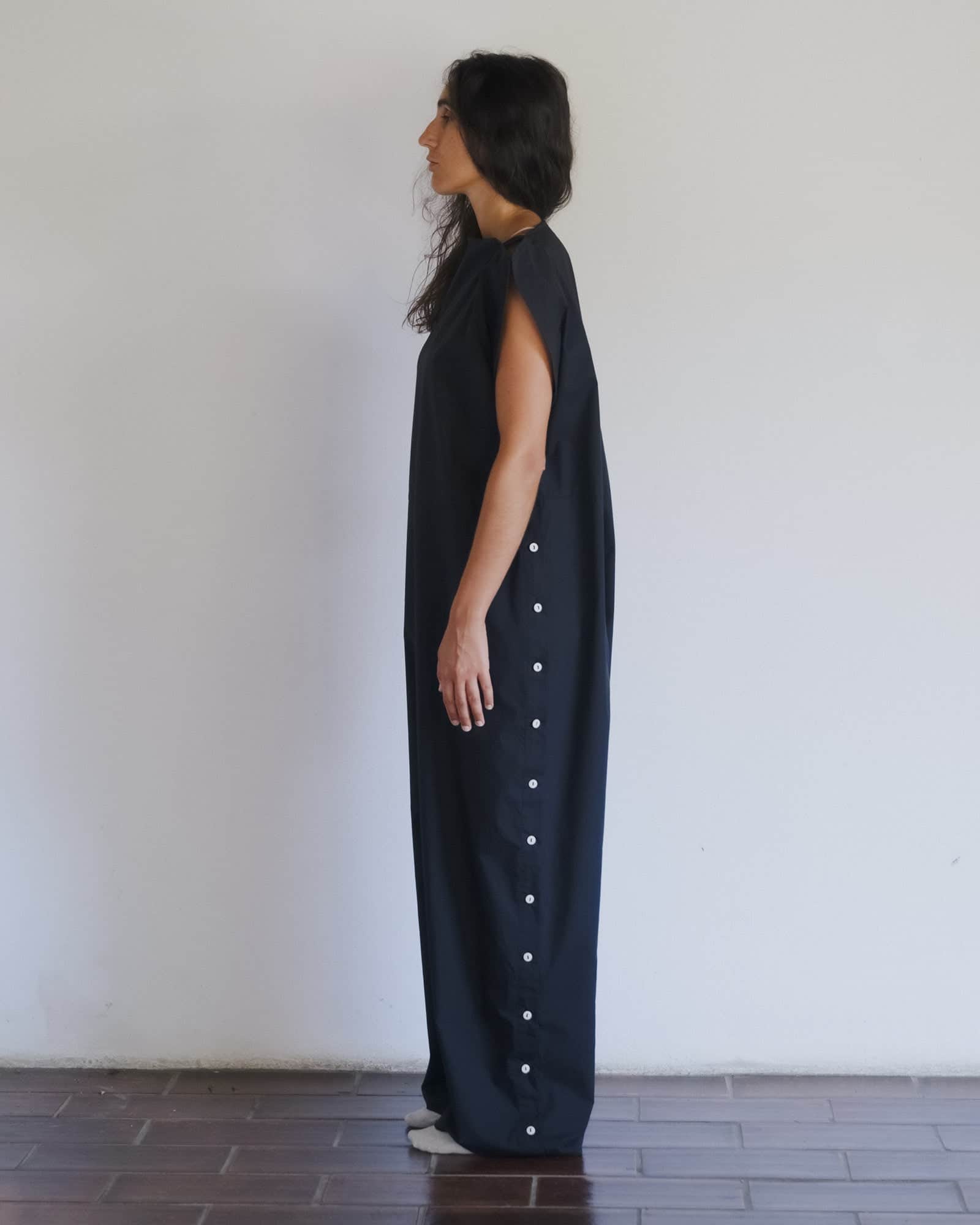 BASERANGE WOVEN PART JUMPSUIT