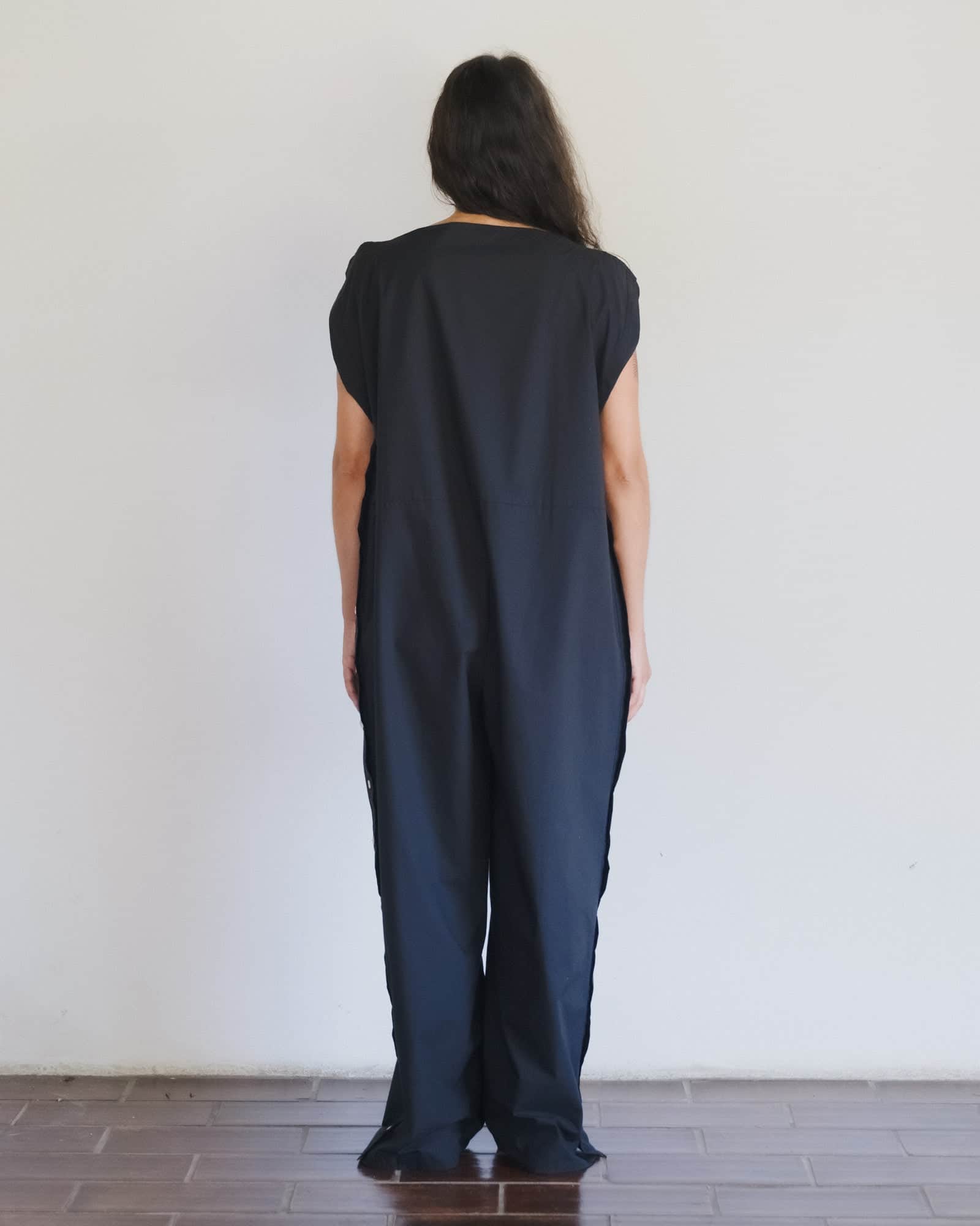 BASERANGE WOVEN PART JUMPSUIT