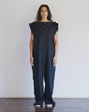 BASERANGE WOVEN PART JUMPSUIT
