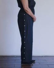 BASERANGE WOVEN PART PANTS