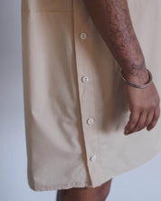 BASERANGE WOVEN PART ROMPER