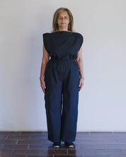 BASERANGE WOVEN PART TOP