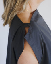 BASERANGE WOVEN PART TOP