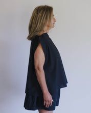 BASERANGE WOVEN PART TOP