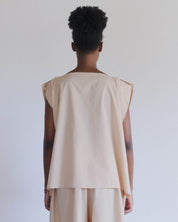 BASERANGE WOVEN PART TOP