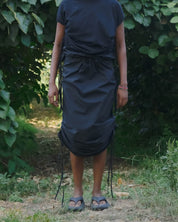 BASERANGE WOVEN PICTORIAL SKIRT