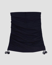 BASERANGE WOVEN PICTORIAL STRAP SKIRT