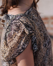 BASERANGE WOVEN REMA DRESS