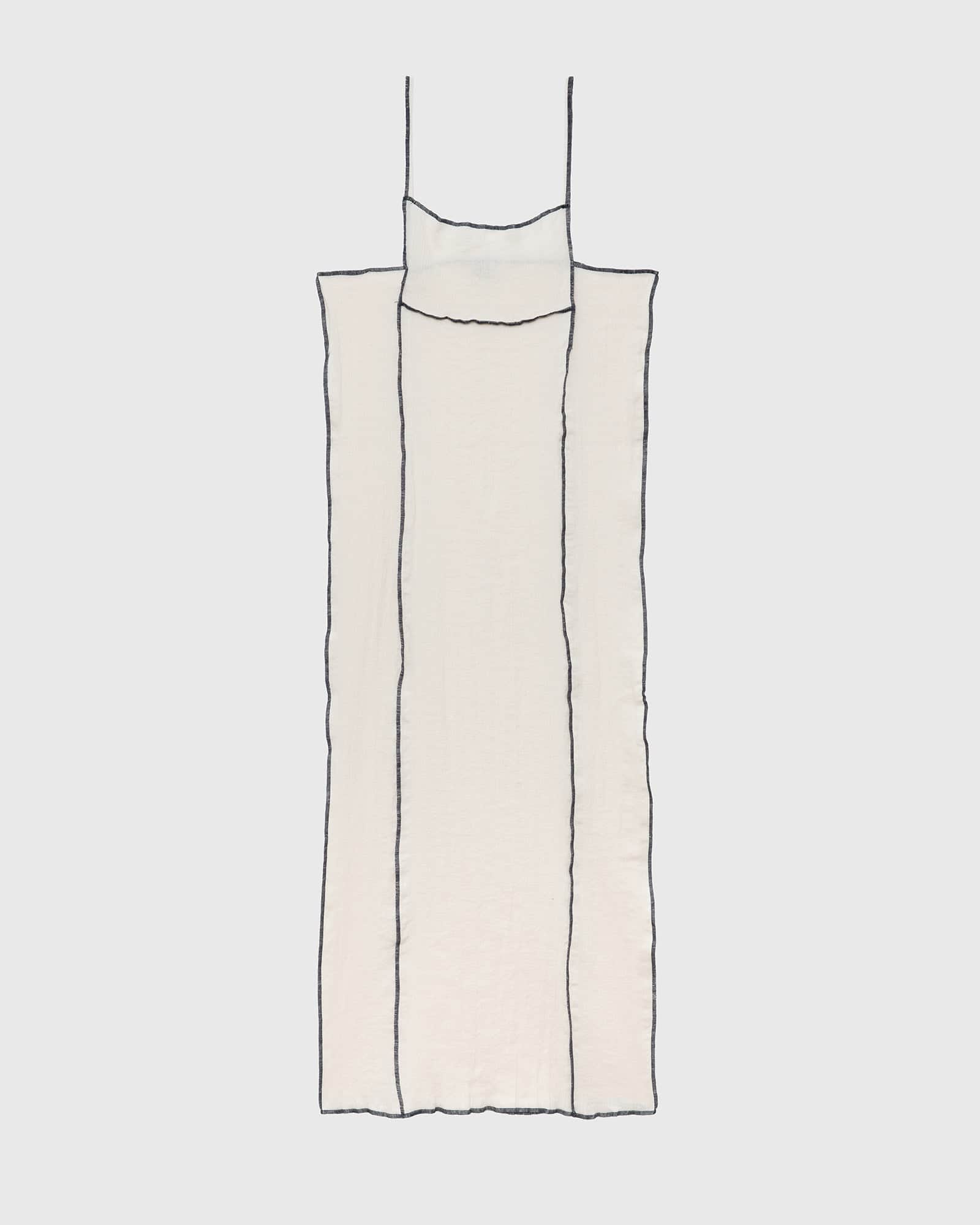 BASERANGE WOVEN SHOK SQUARE DRESS