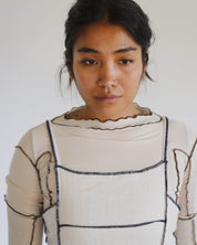 BASERANGE WOVEN SHOK SQUARE DRESS