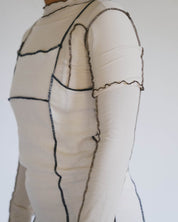 BASERANGE WOVEN SHOK SQUARE DRESS