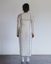 BASERANGE WOVEN SHOK SQUARE DRESS