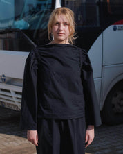 BASERANGE WOVEN SIMMON TOP