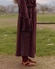 BASERANGE WOVEN SNELL SKIRT