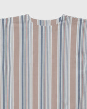 BASERANGE WOVEN STAVE SLEEVELESS DRESS