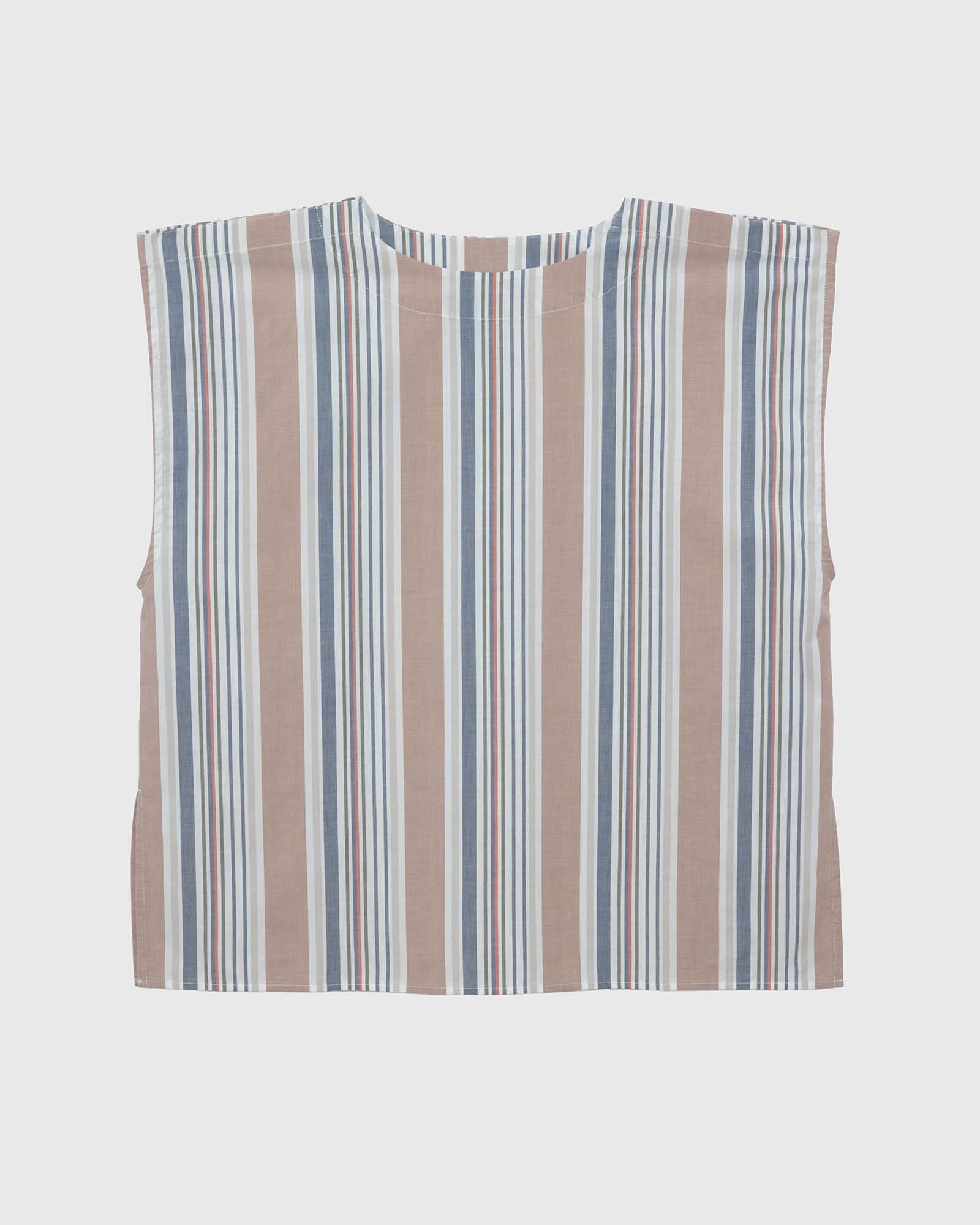 BASERANGE WOVEN STAVE SLEEVELESS TOP