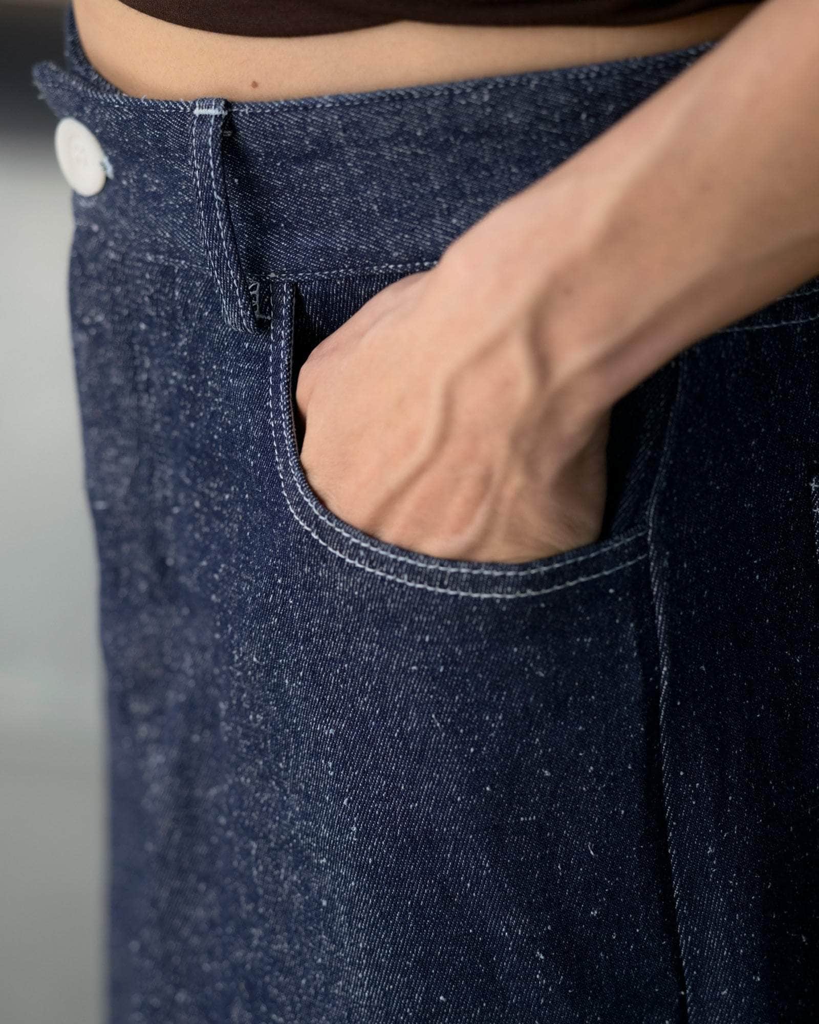 BASERANGE WOVEN TAJO SKIRT