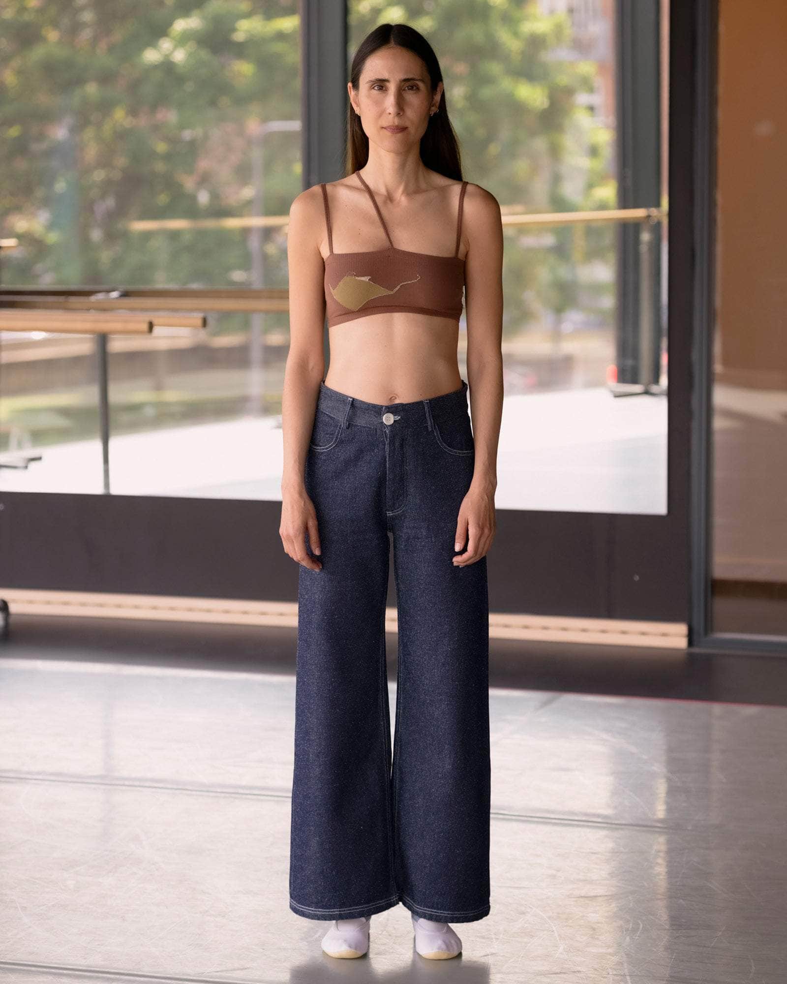 BASERANGE WOVEN TAJO WIDE PANTS