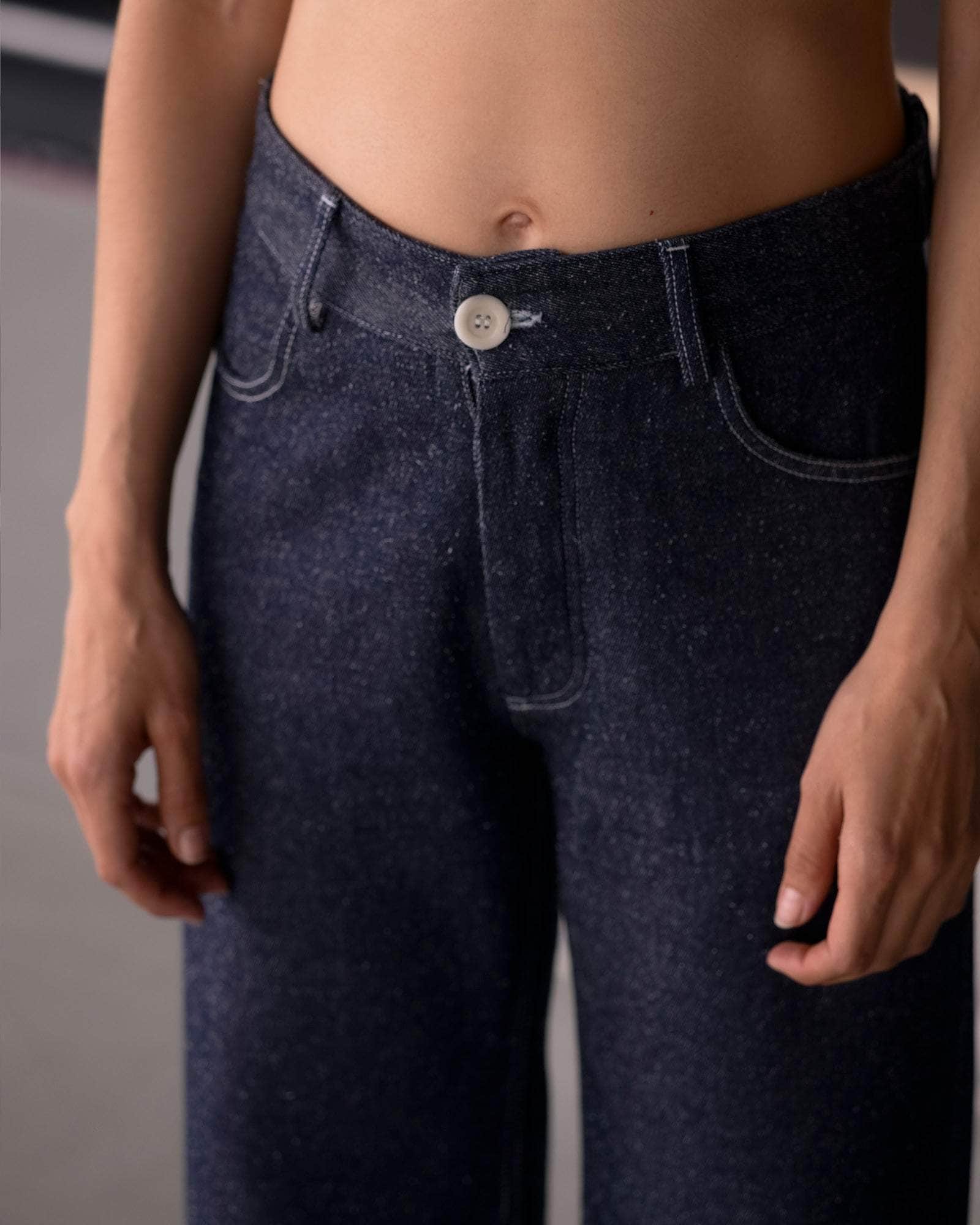 BASERANGE WOVEN TAJO WIDE PANTS