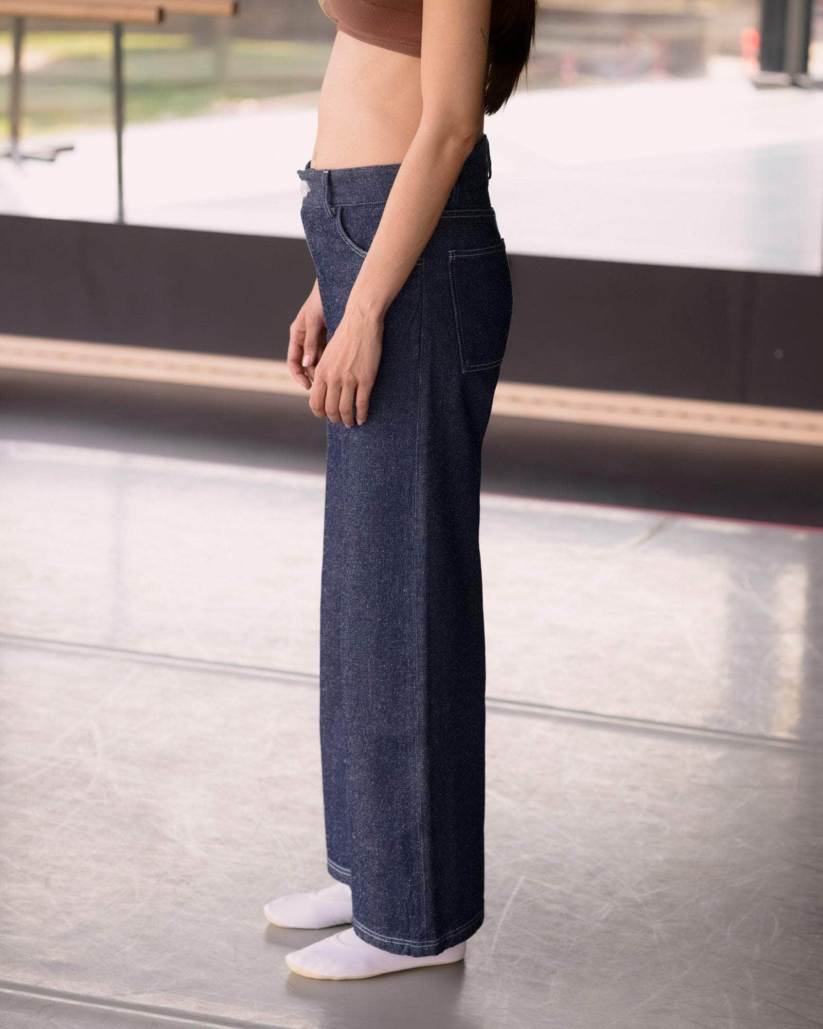 BASERANGE WOVEN TAJO WIDE PANTS