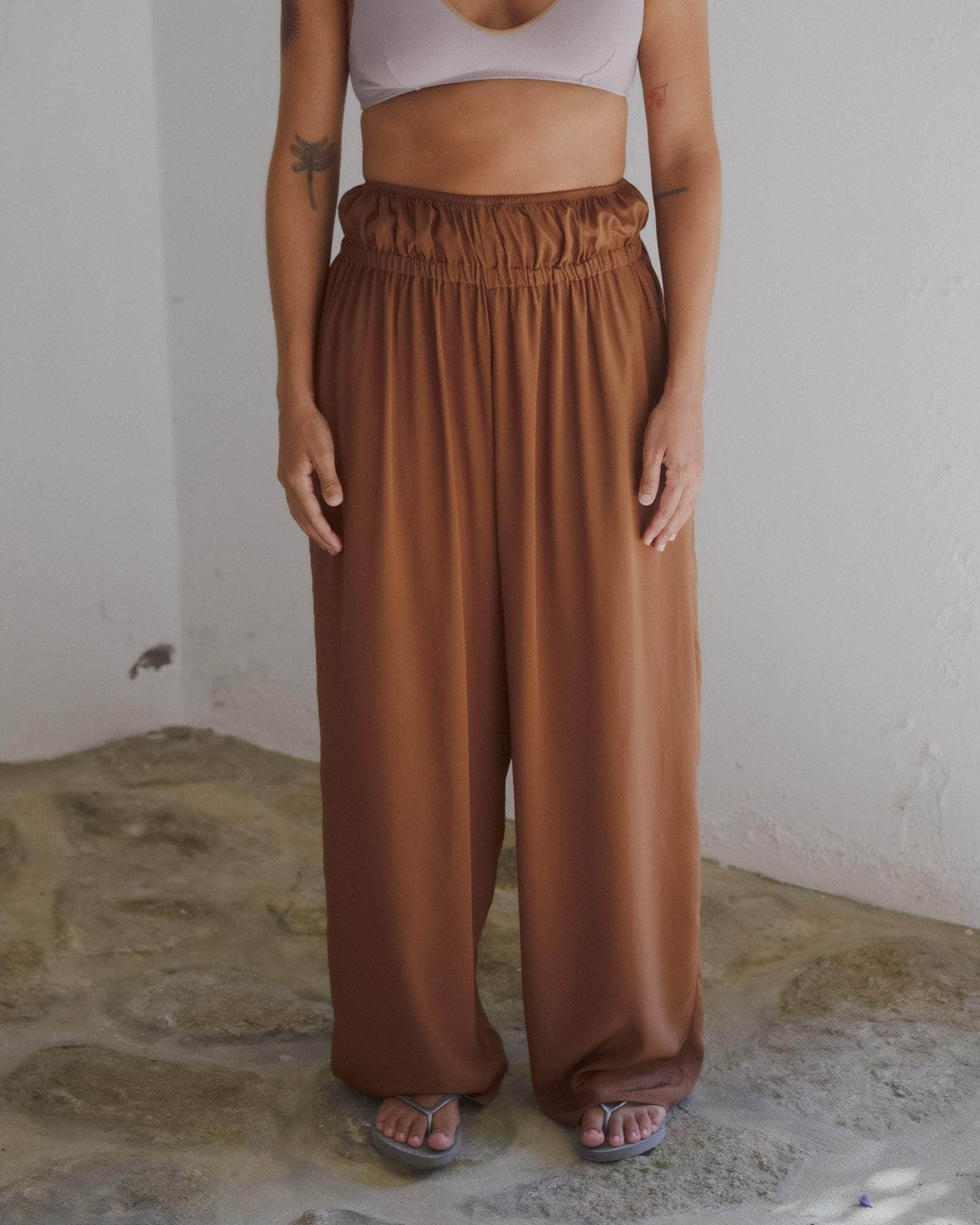 BASERANGE WOVEN TIN PANTS