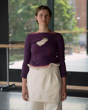 BASERANGE WOVEN WEB SKIRT