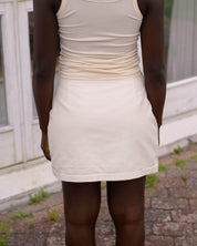 BASERANGE WOVEN WEB SKIRT