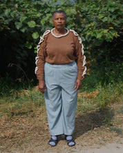 BASERANGE WOVEN WILD PANTS