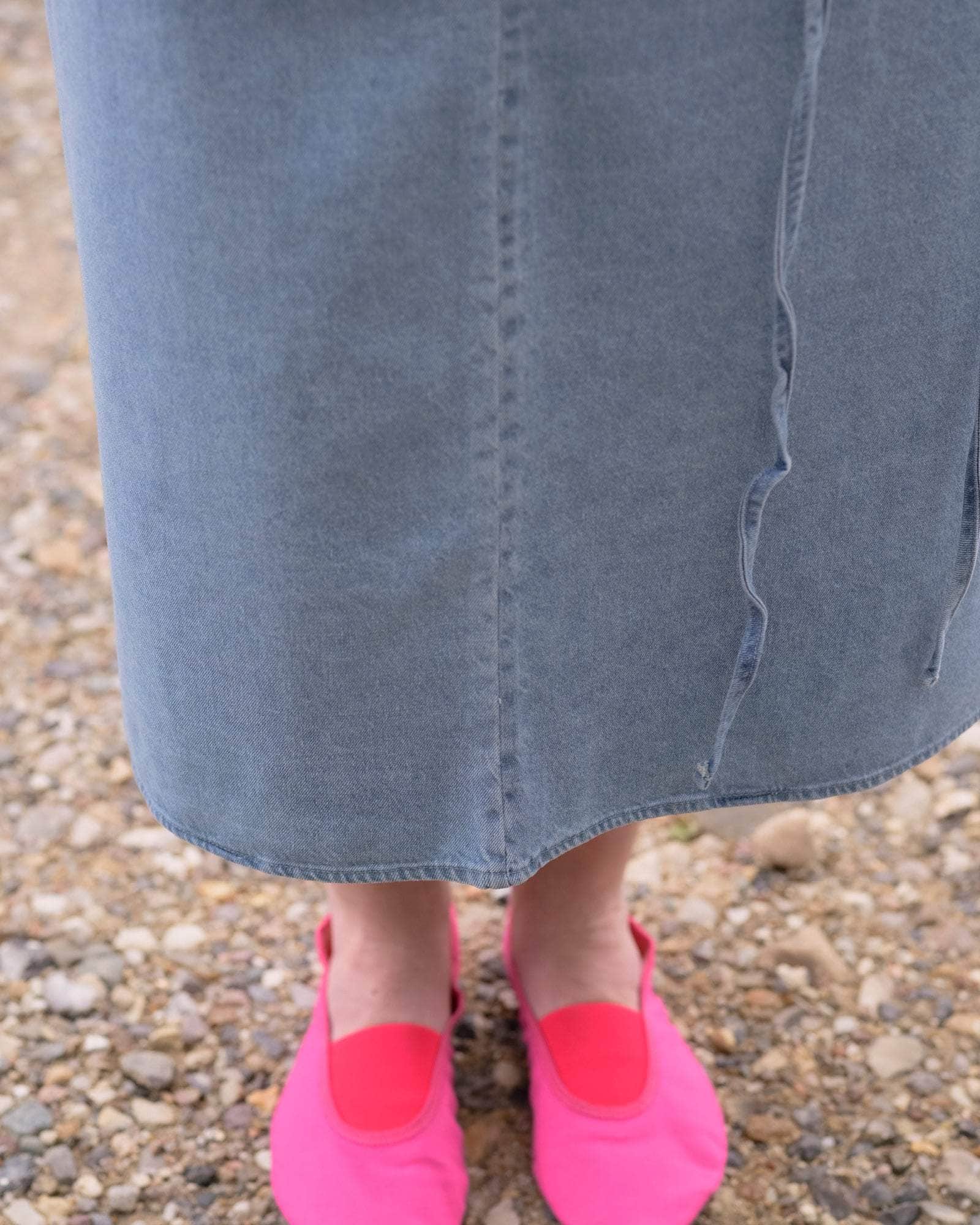 BASERANGE WOVEN YUMI APRON DRESS