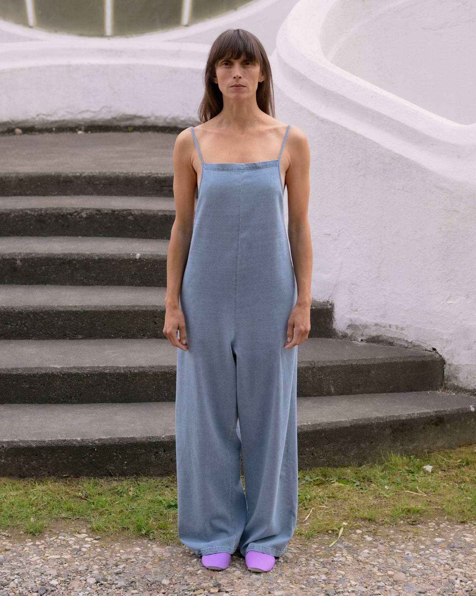 BASERANGE WOVEN YUMI JUMPSUIT
