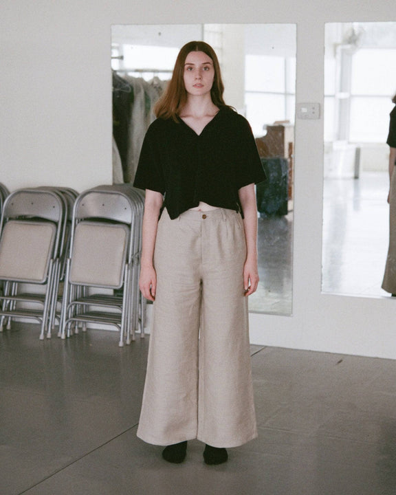 Sustainable Pants in Linen | Baserange