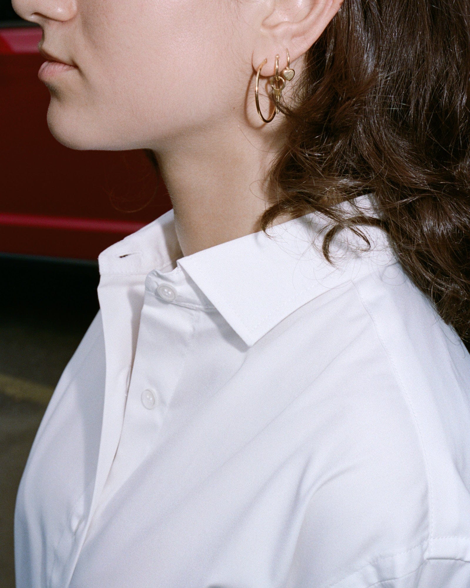 baserange ole shirt dress Baserange Ole Shirt Dress, White / XS