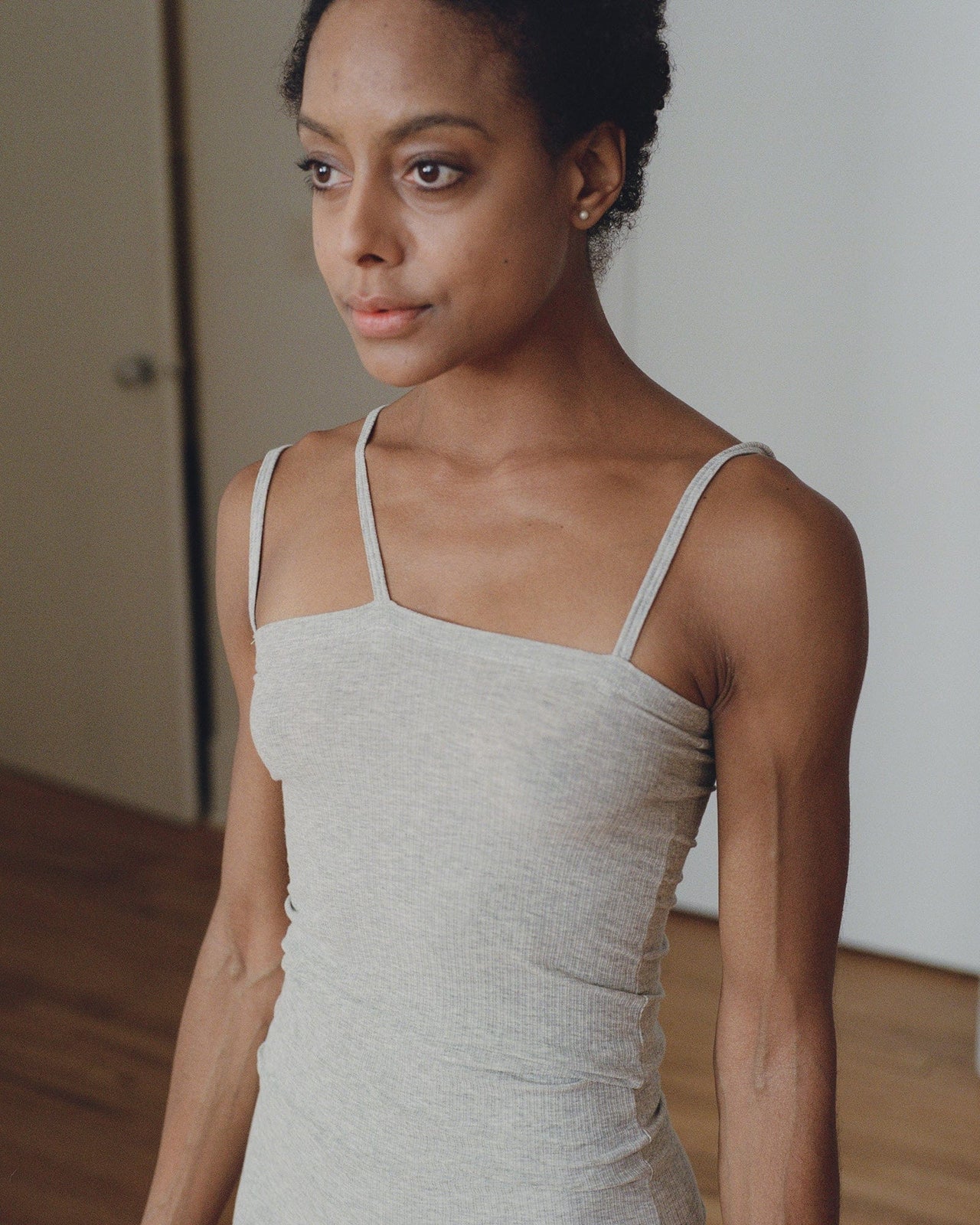 Nida Tank in Grey melange | organic-cotton | en | Baserange