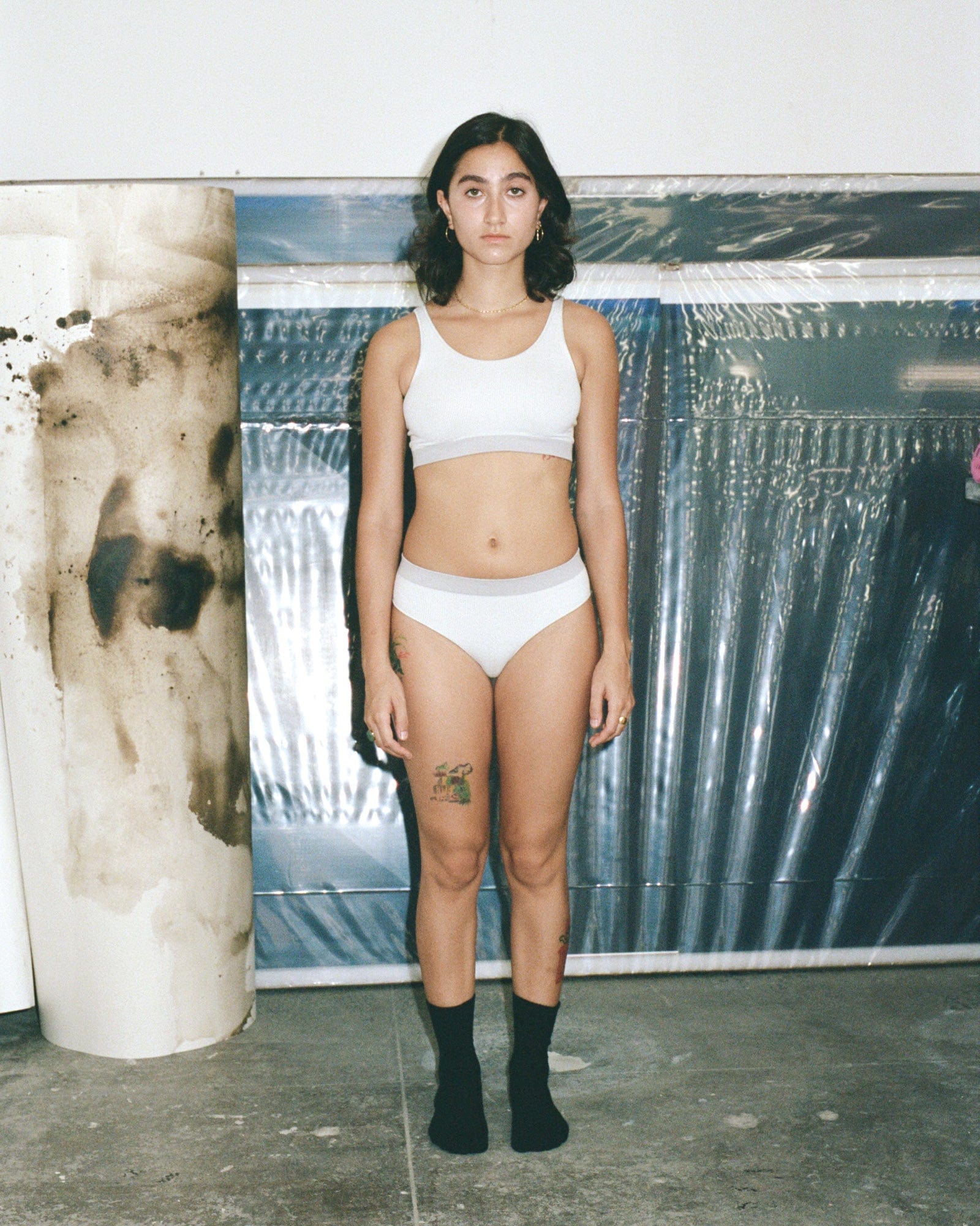 BASERANGE UNDERWEAR Fine Seamless Bell Pants