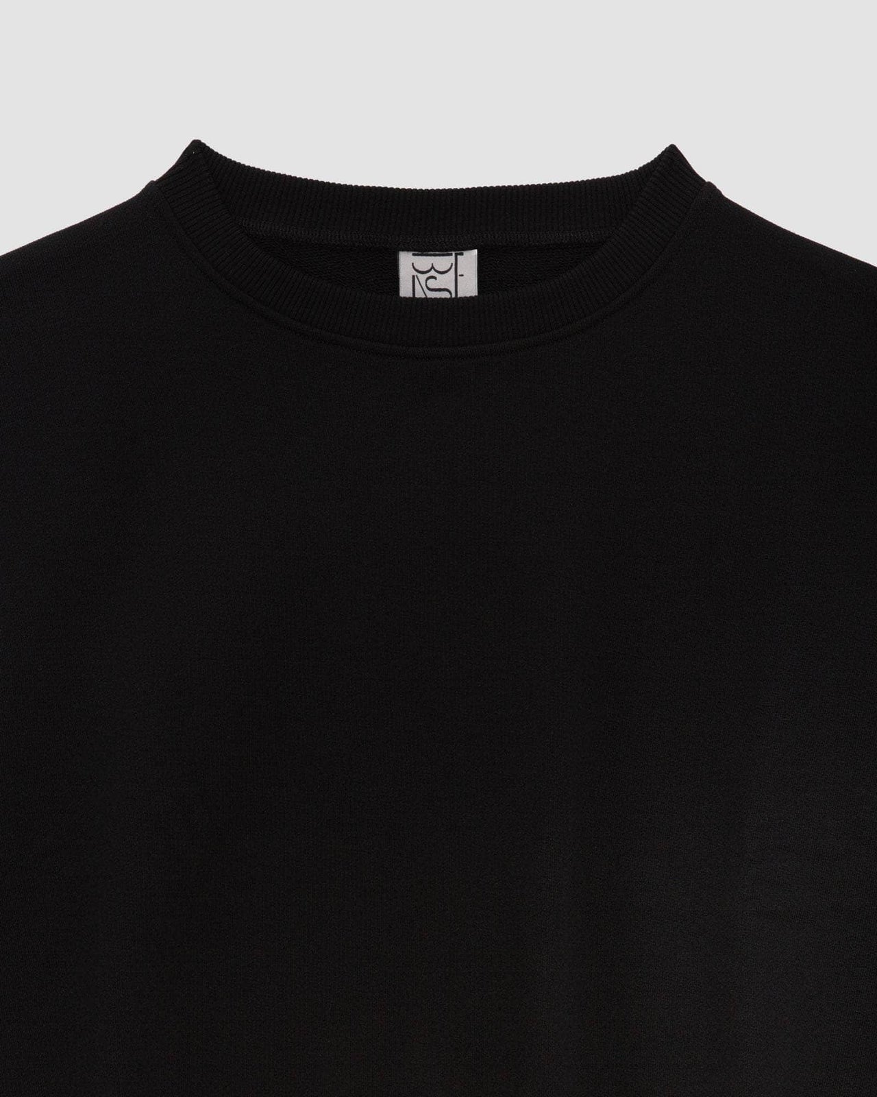 Baserange クルーネックスウェットシャツ　ブラックサイズXS〜S